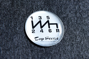 TOP SECRET TS SHIFT PATTERN STICKER 6MT FOR  TOP-SECRET-00308