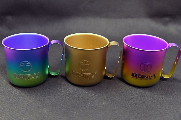 TOP SECRET TITANIUM MUG GOLD FOR  TOP-SECRET-00345