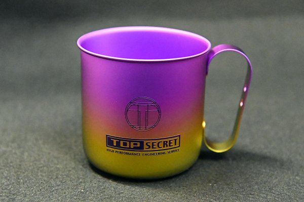 TOP SECRET TITANIUM MUG GOLD FOR  TOP-SECRET-00345