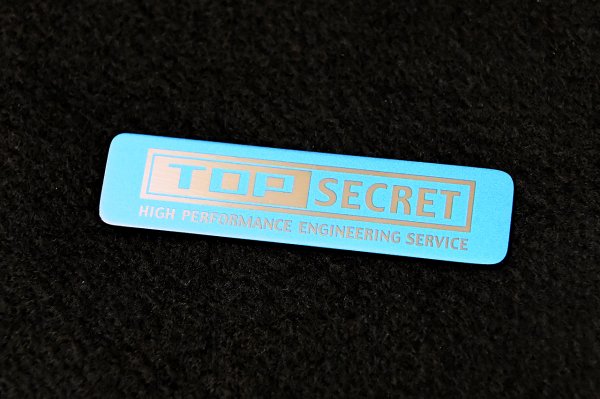 TOP SECRET TITANIUM EMBLEM GOLD FOR  TOP-SECRET-00333