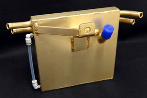 TOP SECRET OIL CATCH TANK SPL GOLD FOR NISSAN GT-R R35 TOP-SECRET-00149