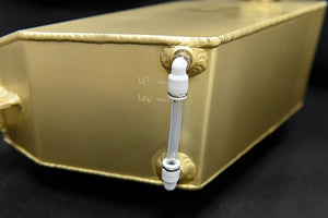 TOP SECRET ALUMINUM RESERVE TANK SPL GOLD FOR NISSAN GT-R R35 TOP-SECRET-00146