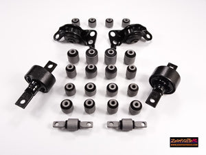 ZEROFIGHTER SUSPENSION REINFORCEMENT BUSHING 26-PIECE COMPLETE SET FOR HONDA INTEGRA DC1 DC2 DB6 DB8 TYPE R ZEROF-01224
