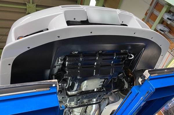 TOP SECRET G-FORCE FRONT UNDER PANEL FRP FOR NISSAN SKYLINE GT-R BNR33 TOP-SECRET-00423