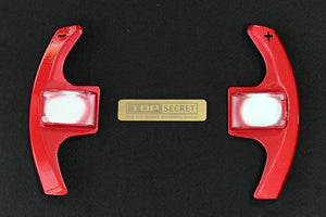 TOP SECRET M17 PADDLE SHIFTERS GOLD WITH RED MARK FOR NISSAN GT-R R35 TOP-SECRET-00136