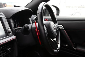 TOP SECRET M17 PADDLE SHIFTERS GOLD WITH BLACK MARK FOR NISSAN GT-R R35 TOP-SECRET-00137