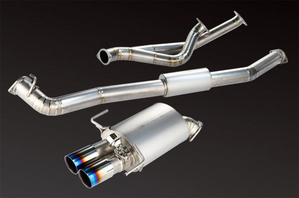 TOP SECRET TS TITANIUM MUFFLER WITH VALVE FOR NISSAN SKYLINE GT-R BNR34 TOP-SECRET-00359