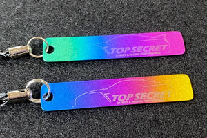 TOP SECRET TITANIUM MOBILE PHONE STRAP GREEN PURPLE FOR  TOP-SECRET-00343