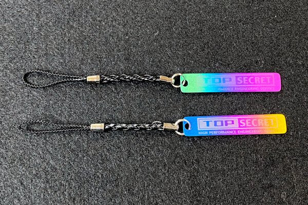 TOP SECRET TITANIUM MOBILE PHONE STRAP GREEN PURPLE FOR  TOP-SECRET-00343