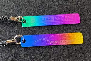 TOP SECRET TITANIUM MOBILE PHONE STRAP GREEN PURPLE FOR  TOP-SECRET-00343