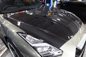 TOP SECRET DRY CARBON M17 AERO BONNET FOR NISSAN GT-R R35 TOP-SECRET-00073