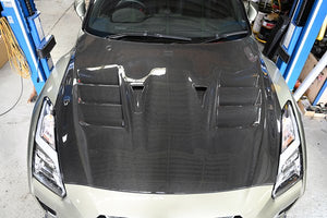 TOP SECRET DRY CARBON M17 AERO BONNET FOR NISSAN GT-R R35 TOP-SECRET-00073