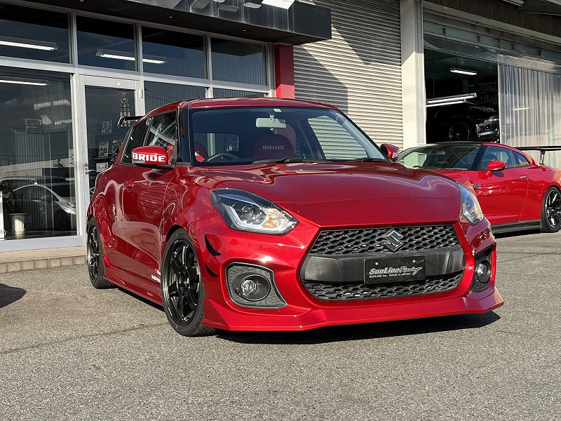 SUN LINE RACING SPORT AERO FRONT HALF SPOILER FRP UNPAINTED FOR SUZUKI SWIFT SPORTS ZC33S SUN-LINE-RACING-00002