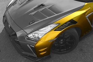TOP SECRET GT WIDE FRONT FENDER FOR NISSAN GT-R R35 M11 WITH TS BUMPER TOP-SECRET-00078
