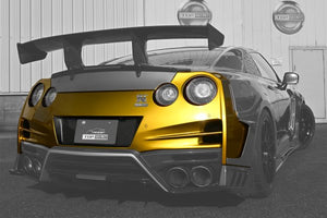 TOP SECRET M17 REAR BUMPER HALF CARBON FOR NISSAN GT-R R35 TOP-SECRET-00084