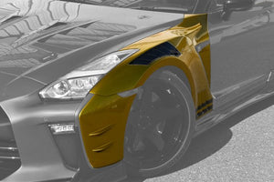 TOP SECRET GT WIDE FRONT FENDER FOR NISSAN GT-R R35 M17 WITH TS BUMPER TOP-SECRET-00079