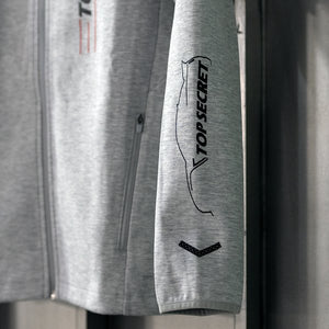 TOP SECRET TS PUMA WHITE GREY HOODIE XXL FOR  TOP-SECRET-00212