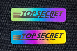 TOP SECRET TS TITANIUM EMBLEM LINE LOGO GREEN PURPLE FOR  TOP-SECRET-00287