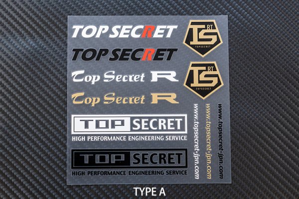 TOP SECRET TS ASSORTED STICKERS TYPE B FOR  TOP-SECRET-00290