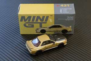TOP SECRET MINI GT 1 64 VR32 GT-R BLUE FOR  TOP-SECRET-00275