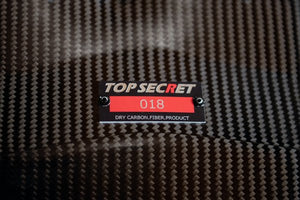 TOP SECRET DRY CARBON BONNET FOR NISSAN SKYLINE GT-R BNR34 TOP-SECRET-00357