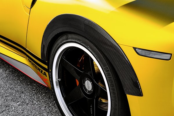 TOP SECRET DRY CARBON REAR OVER FENDER FOR NISSAN FAIRLADY Z RZ34 TOP-SECRET-00065