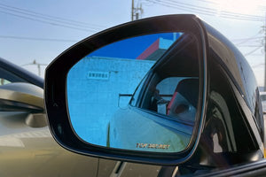 TOP SECRET DOOR MIRROR BLUE LENS SET FOR NISSAN GT-R R35 TOP-SECRET-00131