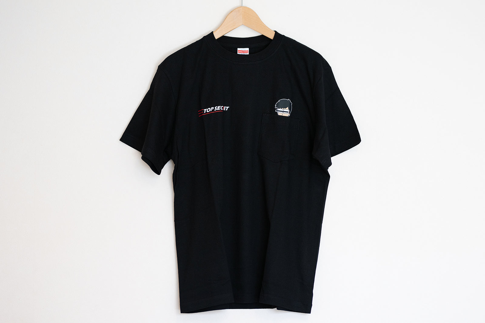 TOP SECRET POCKET SMOKEY T-SHIRT BLACK L TOP-SECRET-00056