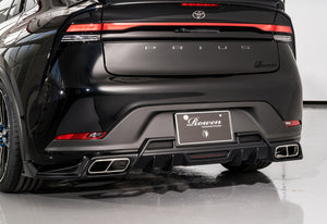 ROWEN REAR UNDER SPOILER MUFFLER TIP INCLUDED FRP UNPAINTED FOR TOYOTA PRIUS MXWH6 ZVW6 1T054P00