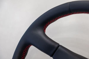 TOP SECRET 350Φ STEERING WHEEL WITH HORN BUTTON FOR NISSAN SKYLINE GT-R BNR32 TOP-SECRET-00438