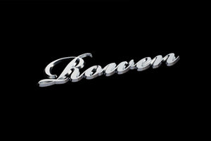 ROWEN LOGO EMBLEM IN CURSIVE CHROME FOR LEXUS RX F-SPORT RX500h 350 TALH17 TALH15 9ME110