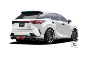 ROWEN REAR DRESS-UP KIT FRP WHITE NOVA GLASS FLAKE FOR LEXUS RX F-SPORT RX500h 350 TALH17 TALH15 1L016P00-083
