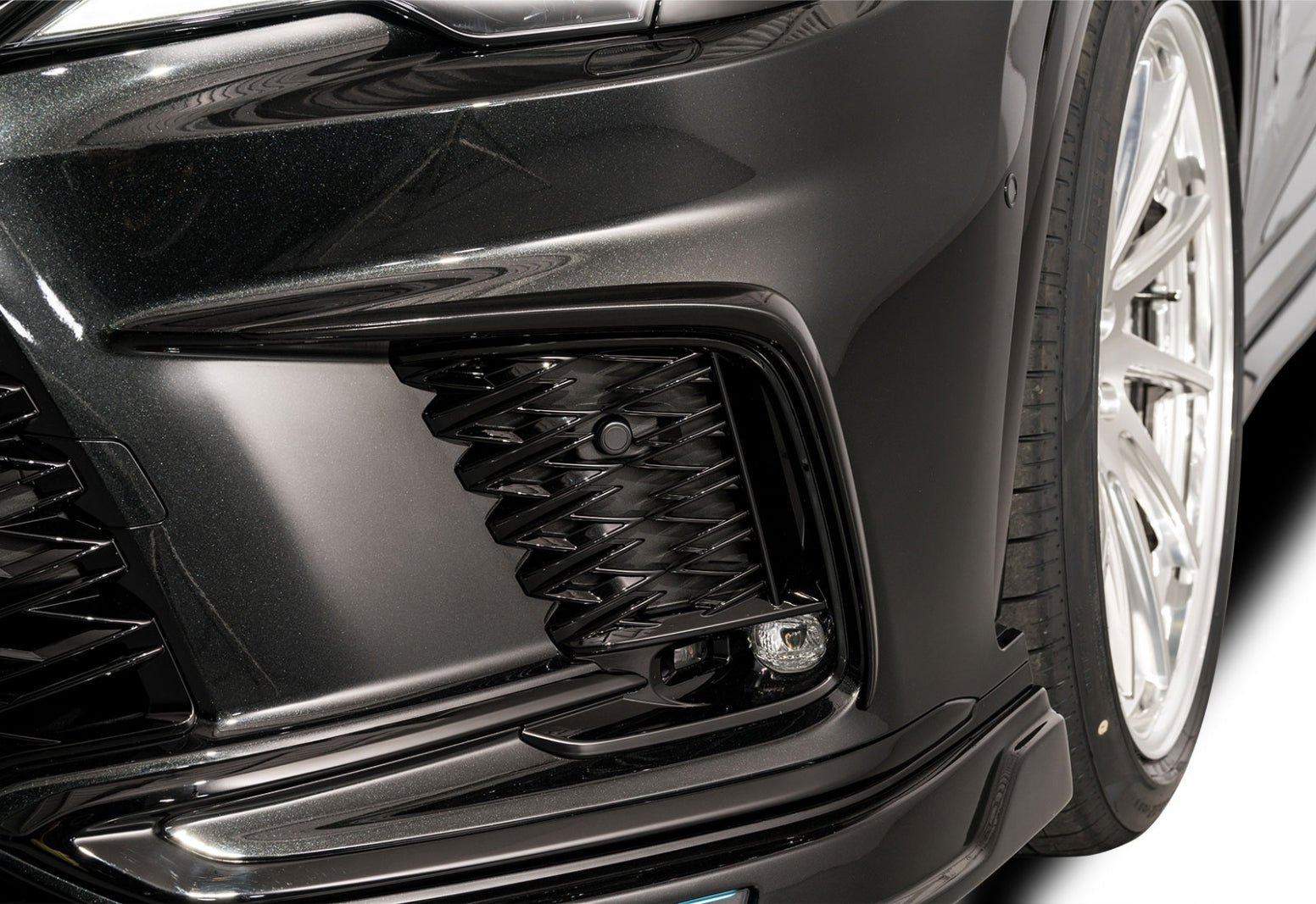 ROWEN FRONT BUMPER EXTENSION CARBON FOR LEXUS RX F-SPORT RX500h 350 TALH17 TALH15 1L016E10