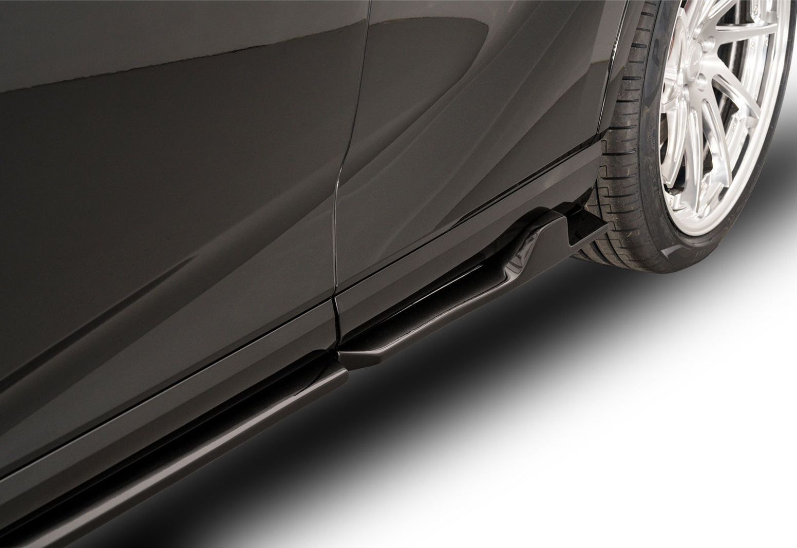 ROWEN SIDE STEP FRP BLACK FOR LEXUS RX F-SPORT RX500h 350 TALH17 TALH15 1L016J00-B