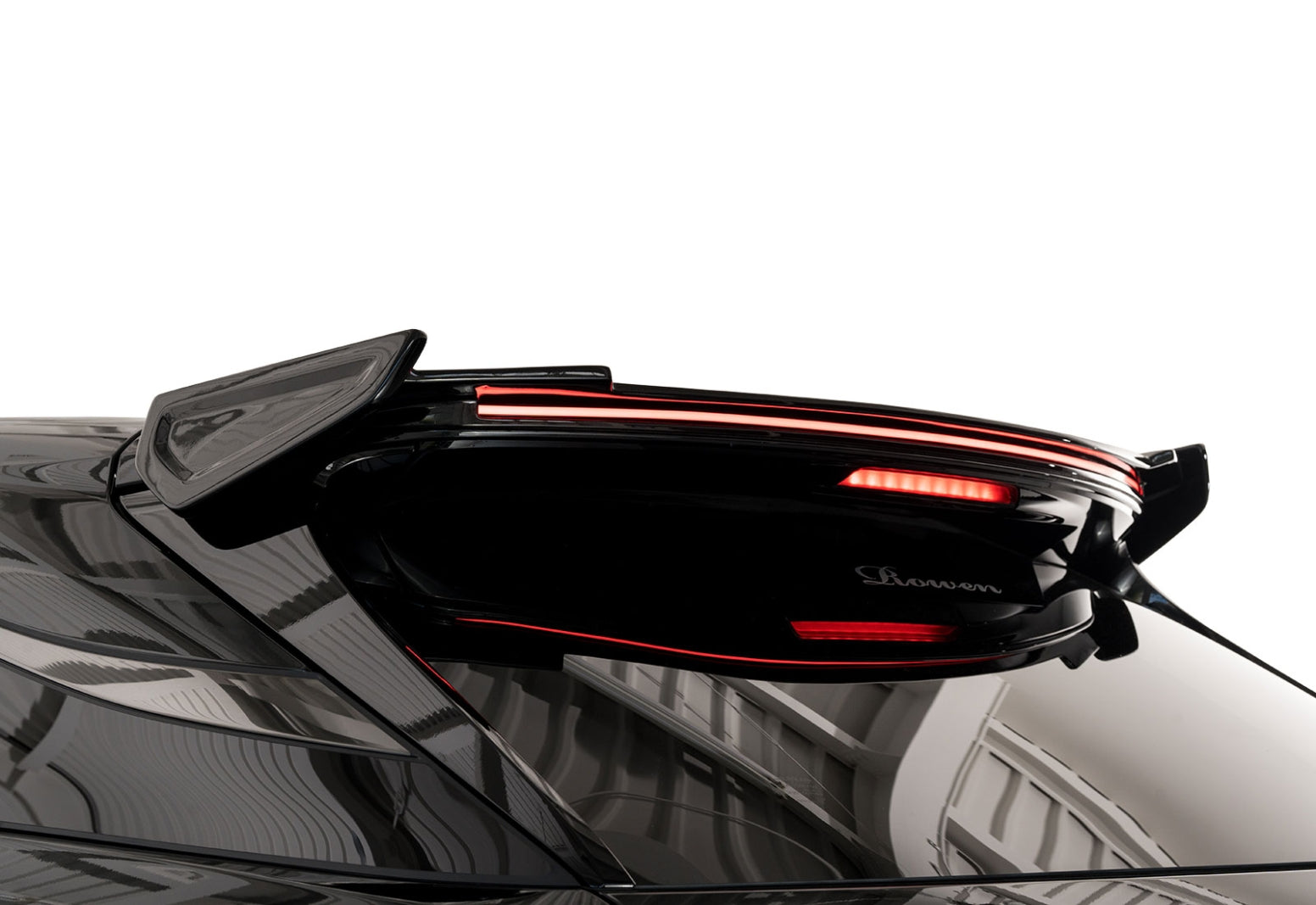 ROWEN REAR WING LED LINER FRP WHITE NOVA GLASS FLAKE FOR LEXUS RX F-SPORT RX500h 350 TALH17 TALH15 1L016W00-083