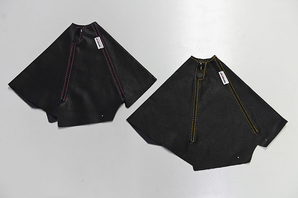 TOP SECRET SHIFT BOOTS RED STITCHING FOR NISSAN SKYLINE GT-R BNR34 TOP-SECRET-00363