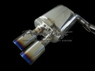 POWER CRAFT EXHAUST MUFFLER SYSTEM WITH BLACK TAIL FOR PORSCHE PANAMERA HYBRID  P-PO470106-BKT