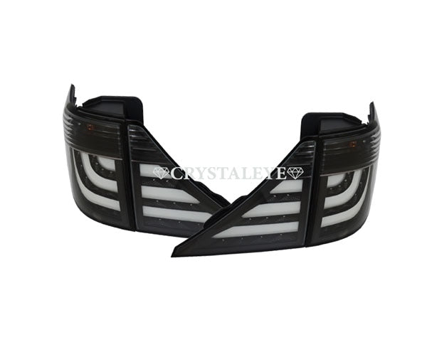 CRYSTAL EYE FIBER LED TAIL LAMP STANDARD MODEL (BLACK TYPE) FOR TOYOTA 20 VELLFIRE 20 ALPHARD EARLY LATE HYBRID COMPATIBLE J193BK