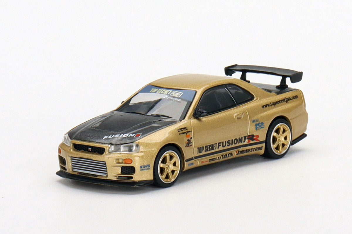 TOP SECRET MINI GT 1/64 TOP SECRET R34GT-R FUSION RR FOR NISSAN BNR34 TOP-SECRET-00062