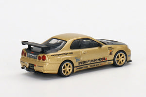 TOP SECRET MINI GT 1/64 TOP SECRET R34GT-R FUSION RR FOR NISSAN BNR34 TOP-SECRET-00062