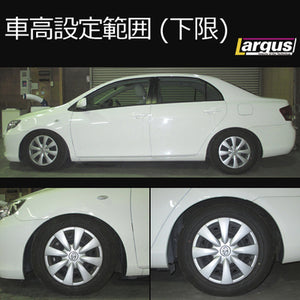 LARGUS SPEC S COILOVER KIT FOR TOYOTA COROLLA AXIO ZRE144 4WD 01011209044-QQ-224
