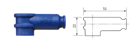 NGK SPARK PLUG CAP FOR RACING PLUG R7282 SERIES (R6120 SERIES) FOR  TRS1225-B
