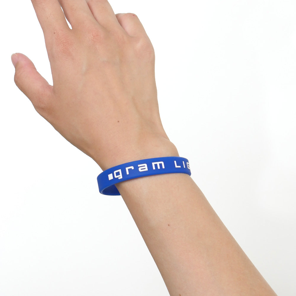 RAYS RUBBER WRIST BAND GRAMLIGHTS BLUE 7409020BANDBL