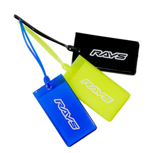 RAYS RUBBER LUGGAGE TAG BLACK 7409020RTAGBK