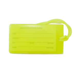 RAYS RUBBER LUGGAGE TAG YELLOW 7409020RTAGYL