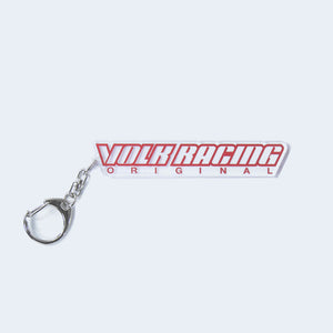 RAYS VOLK RACING LOGO ACRYLIC KEY CHAIN RED 74990000ACRRD