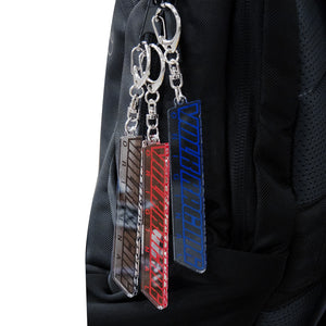 RAYS VOLK RACING LOGO ACRYLIC KEY CHAIN BLACK 74990000ACRBK