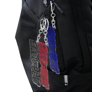 RAYS VOLK RACING JP LOGO ACRYLIC KEY CHAIN BLUE 749900JPACRBL
