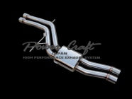 POWER CRAFT HYBRID EXHAUST MUFFLER SYSTEM WITH BLACK TAIL FOR AUDI RS5 P-AU910101-BKT