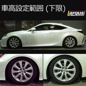 LARGUS SPEC S COILOVER KIT FOR LEXUS RC300H AVC10 2WD 01011209093-QQ-583